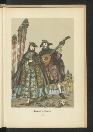 Karneval in Venedig, 1750