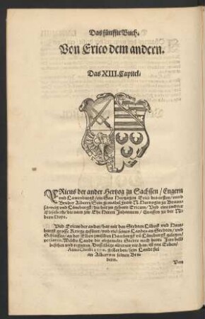 Von Erico dem andern. Das XIII. Capitel.