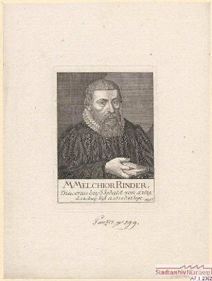 M. Melchior Rinder, Diakon bei St. Sebald