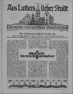 Die Gottesherrschaft bricht an / Grabs