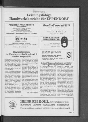 Betr.: Pflegemaßnahmen im Naturschutzgebiet Eppendorfer Moor