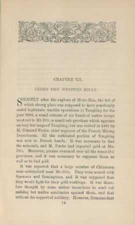 Chapter XII. Under the Western Hills