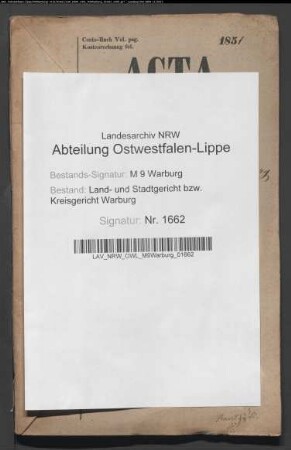 Erblasser: Temme, Johann: