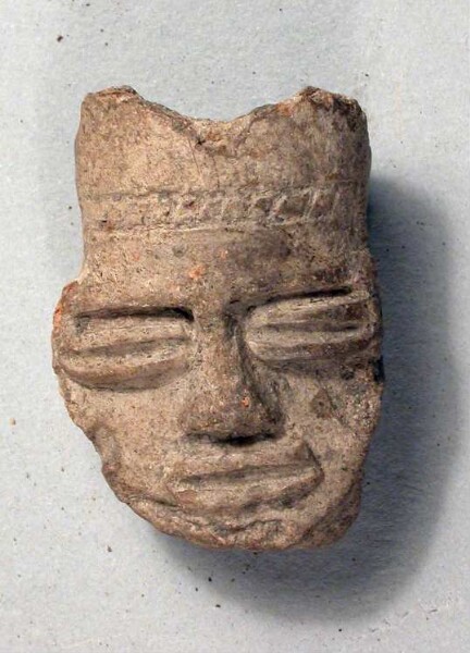 Head of a clay figure