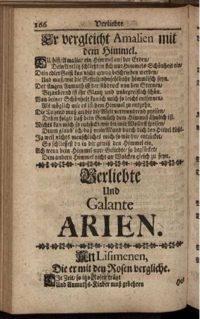Verliebte Und Galante Arien.