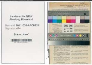Entnazifizierung Josef Braun , geb. 27.07.1921 (Steiger)