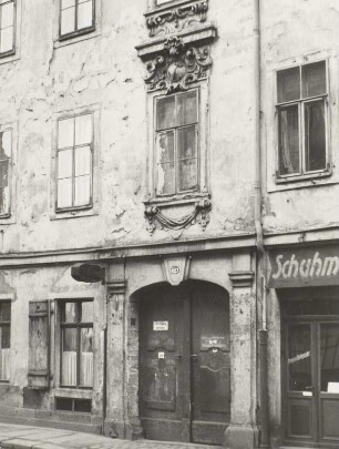Dresden-Neustadt, Rähnitzgasse 25. Wohnhaus mit Ladengeschäft
