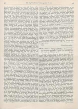 486-487 [Rezension] Usener, Hermann, Vortäge und Aufsätze