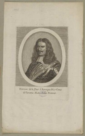 Bildnis des Henricus de la Tour d Avvergne de Turenne