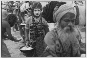 Allahabad. Gläubige und Pilger anlässlich des Fests Kumbh Mela