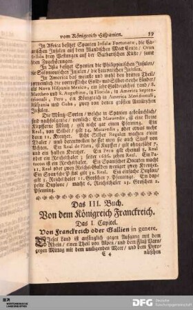 Das III. Buch. Von dem Königreich Franckreich.