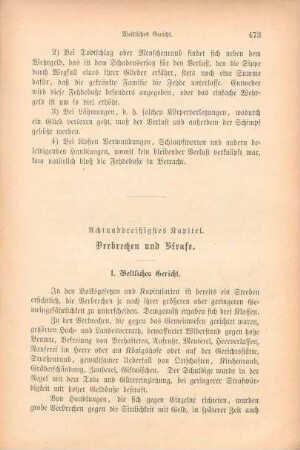 Achtunddreißigstes Kapitel. Verbrechen und Strafe