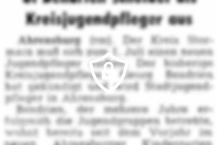 G. Bendrien scheidet als Kreisjugendpfleger aus