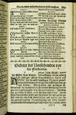 Gebeter der Umstehenden vor den Sterbenden.