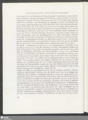 Die Baukunst