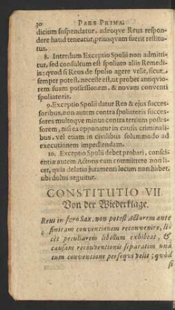 Constitutio VII.