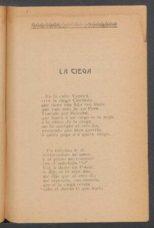 La ciega