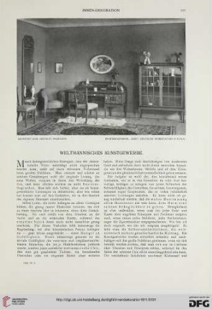 Weltmännisches Kunstgewerbe
