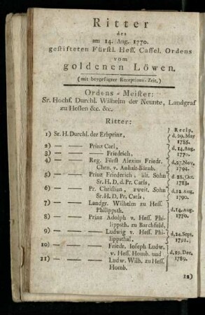 Ordens-Ritter