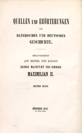 Schenkungsbuch des Klosters St. Emmeramm zu Regensburg