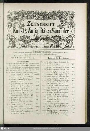 Nr.14, 15.April 1884