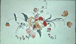 Flügeltür mit chinoisen Vögeln und Blumen