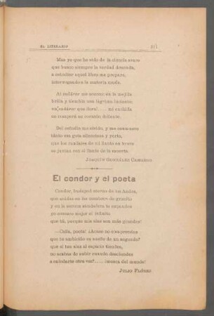El cóndor y el poeta