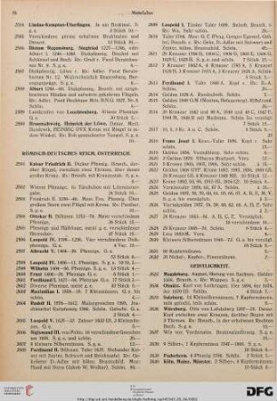 Römisch-Deutsches Reich – Österreich (Nr. 2591-2632)