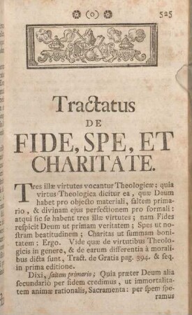Tractatus De Fide, Spe, Et Charitate.