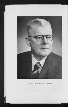 Dr. phil. Dr. rer. pol. Fritz Hähnsen