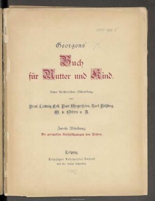 Die geregelten Beschäftigungen des Kindes