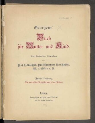 Die geregelten Beschäftigungen des Kindes
