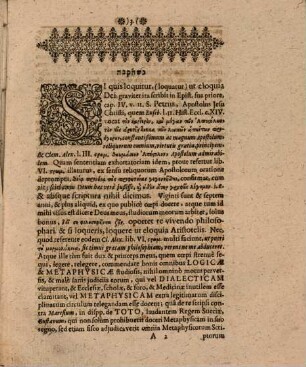 Disputatio Theologica, Ad Verba D. Petri, Ep. prior. C. IV. T. XI. Ei tis lalei, ōs logia Theu