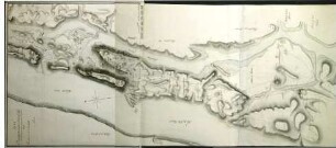 WHK 29 Nordamerikanische Kriege von 1775-1782: Plan eines Teils von New York Island von Fort Independence bis Mr. Gowons Pass