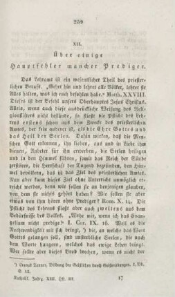 259-284 Ueber einige Hauptfehler mancher Prediger