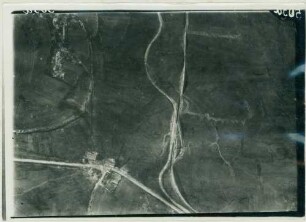 Foto der Stellungen am Nordrand von Haudiomont (Luftbild)