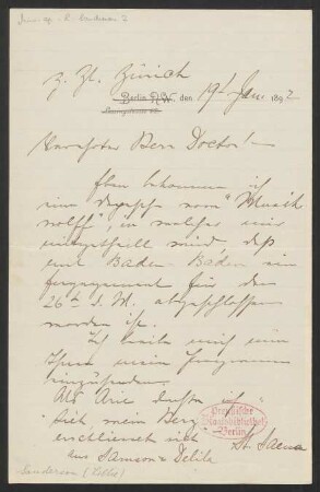 Brief an Richard Pohl : 12.01.1892