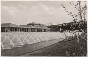 Reichsgartenschau 1939 auf dem Killesberg, Stuttgart: Große Wasserspiele am Haupteingang