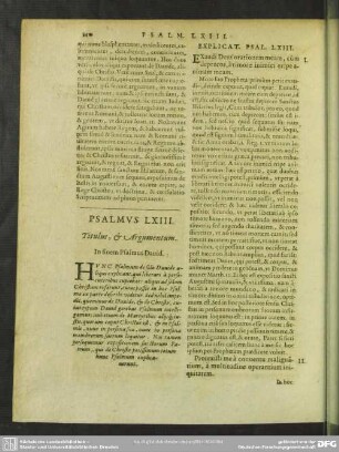Psalmus LXIII