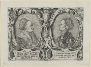 Doppelbildnis des Ernst zv Mansfelt und der Dorotea zv Mansfelt