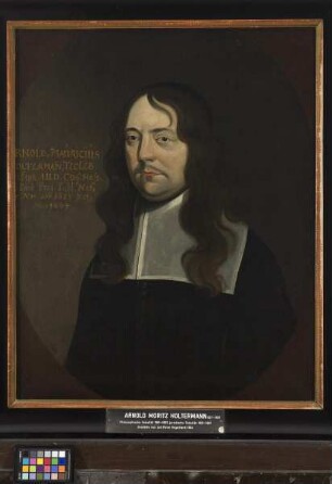 Bildnis des Arnold Moritz Holtermann, 1661-1681 Professor der Geschichte und der Rechte in Marburg (1627-1681)