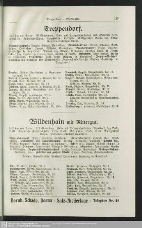 Wildenhain mit Rittergut