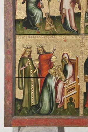 Hochaltar — Szenen aus der Legende um Jesus Christus — Anbetung des Christusknaben durch die Heiligen Drei Könige