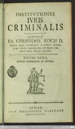 Institutiones Iuris Criminalis