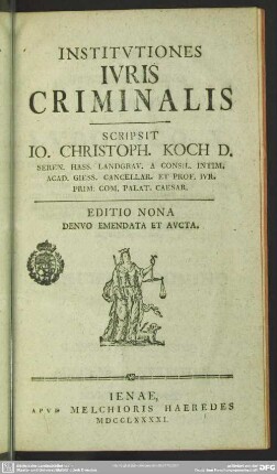 Institutiones Iuris Criminalis