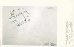 Neues Theater am Gendarmenmarkt, Berlin-Mitte (Diplomarbeit bei Bernhard Hermkes): Intendanz, Magazine, Grundriss 1:200