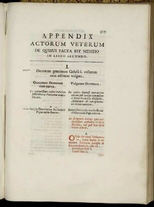 Appendix Actorum Veterum De Quibus Facta Est Mentio In Libro Secundo.