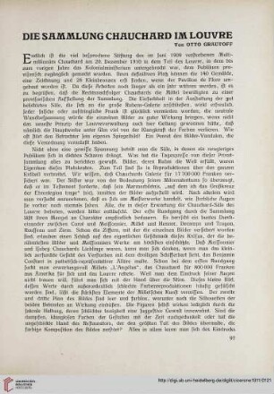 3: Die Sammlung Chauchard im Louvre