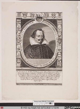 Bildnis Anselm Casimir (Wambold von Umstadt), 1629-47 Kurfürst u. Erzbischof von Mainz