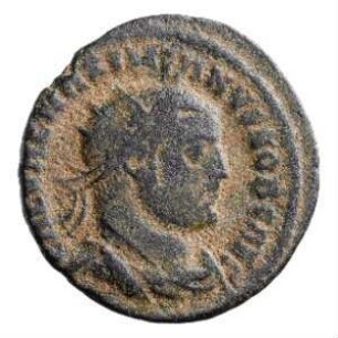 Münze, Follis (Follaro), 295 - 299 n. Chr.